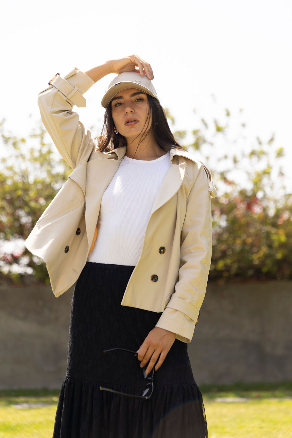 Saco Trench corto