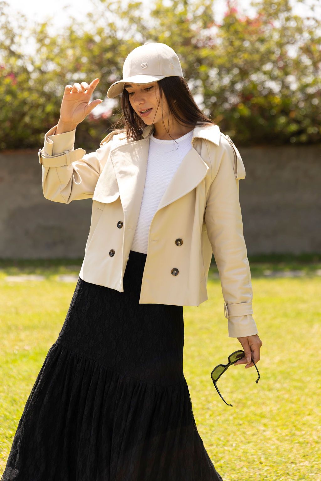 Saco Trench corto