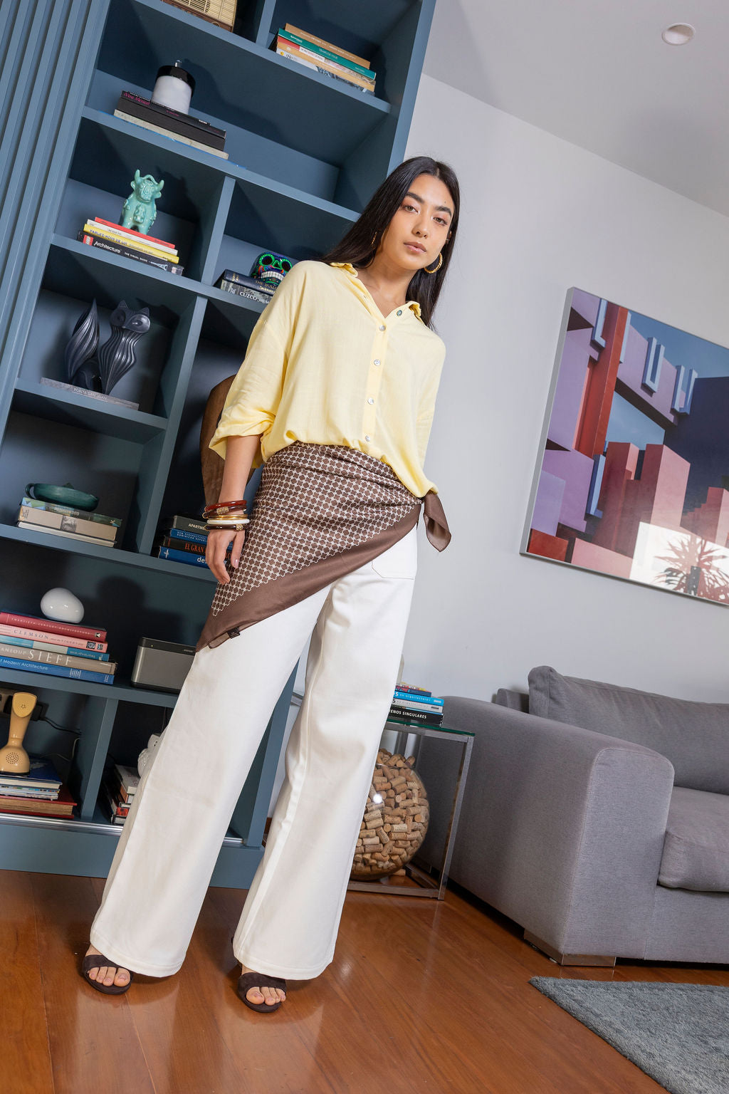 Pantalón denim Wide