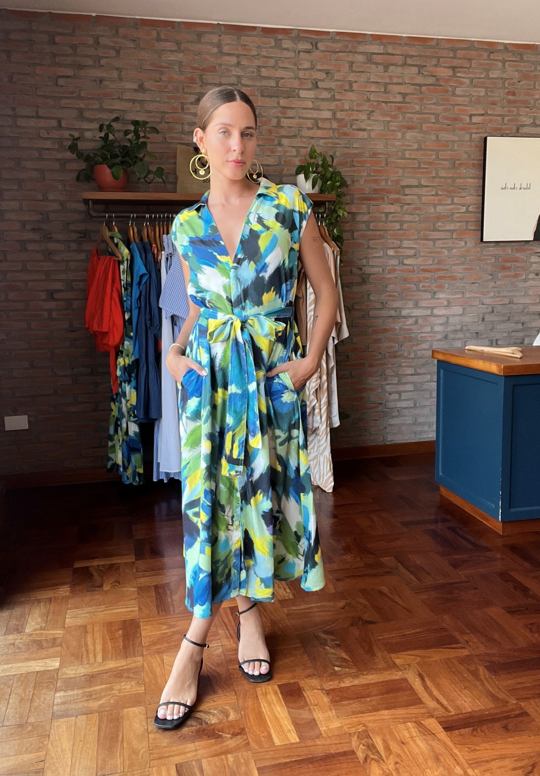 Vestido Almu estampado