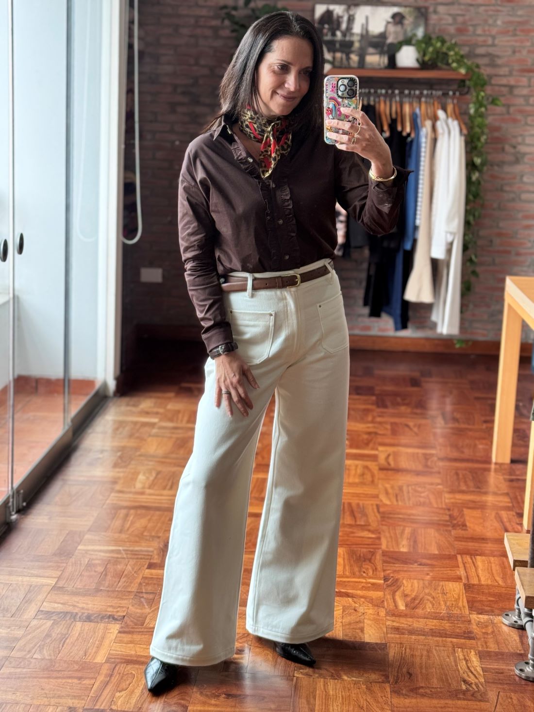 Pantalón denim Wide