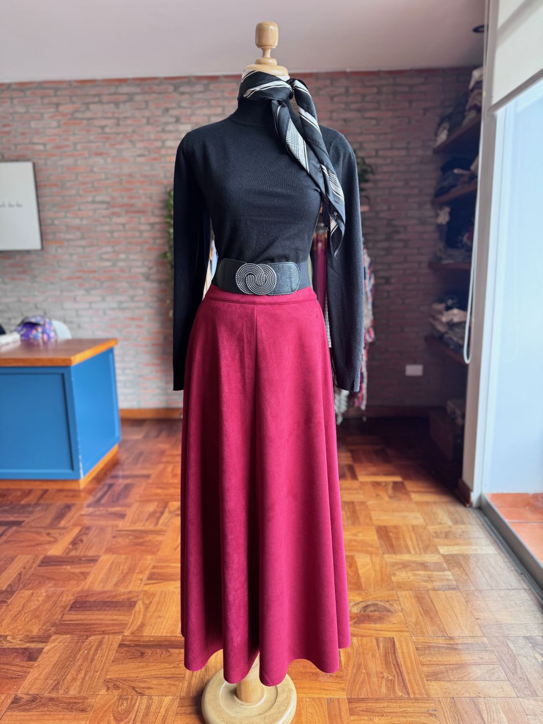 Falda Carlota suede