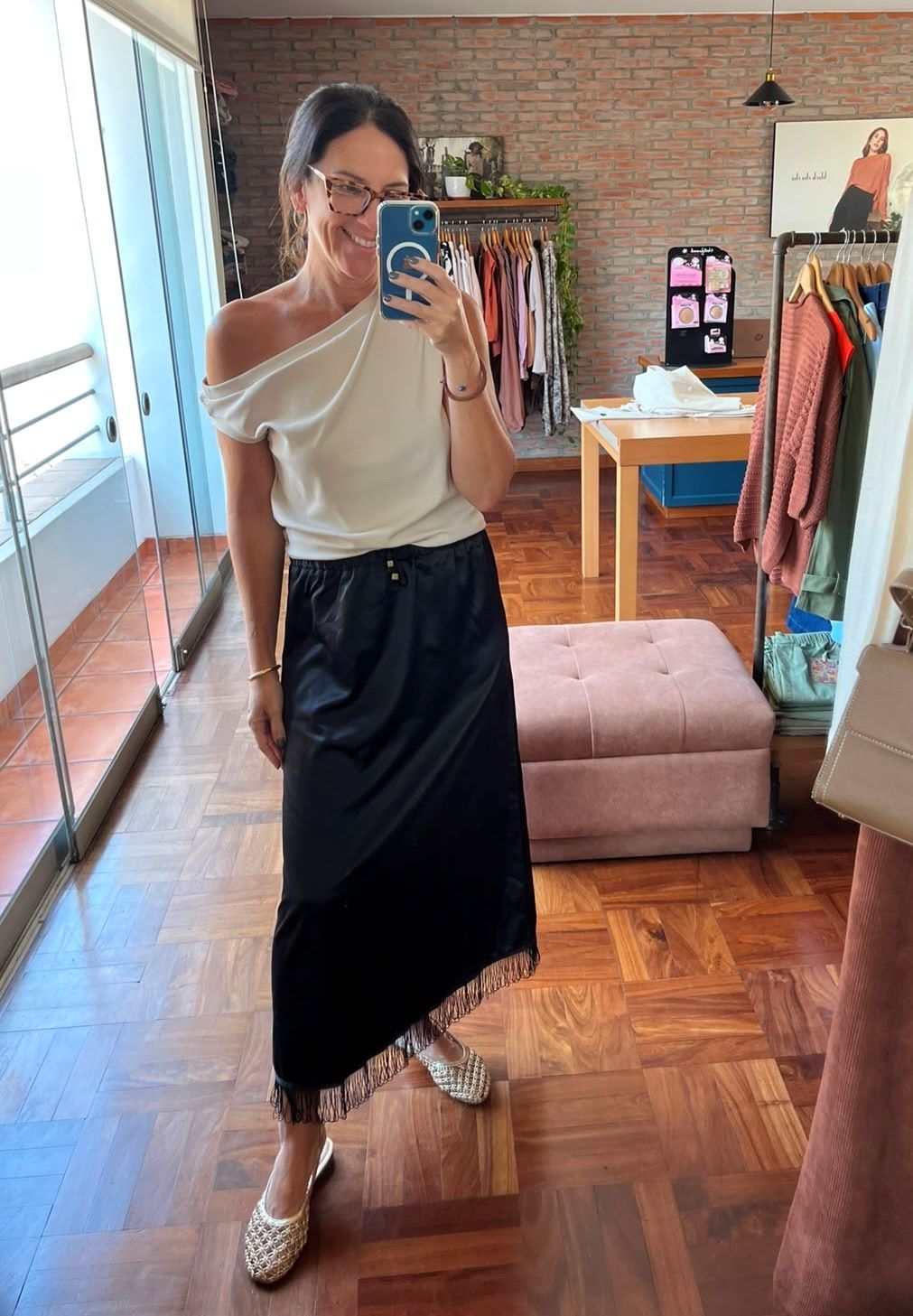 Falda Fringe