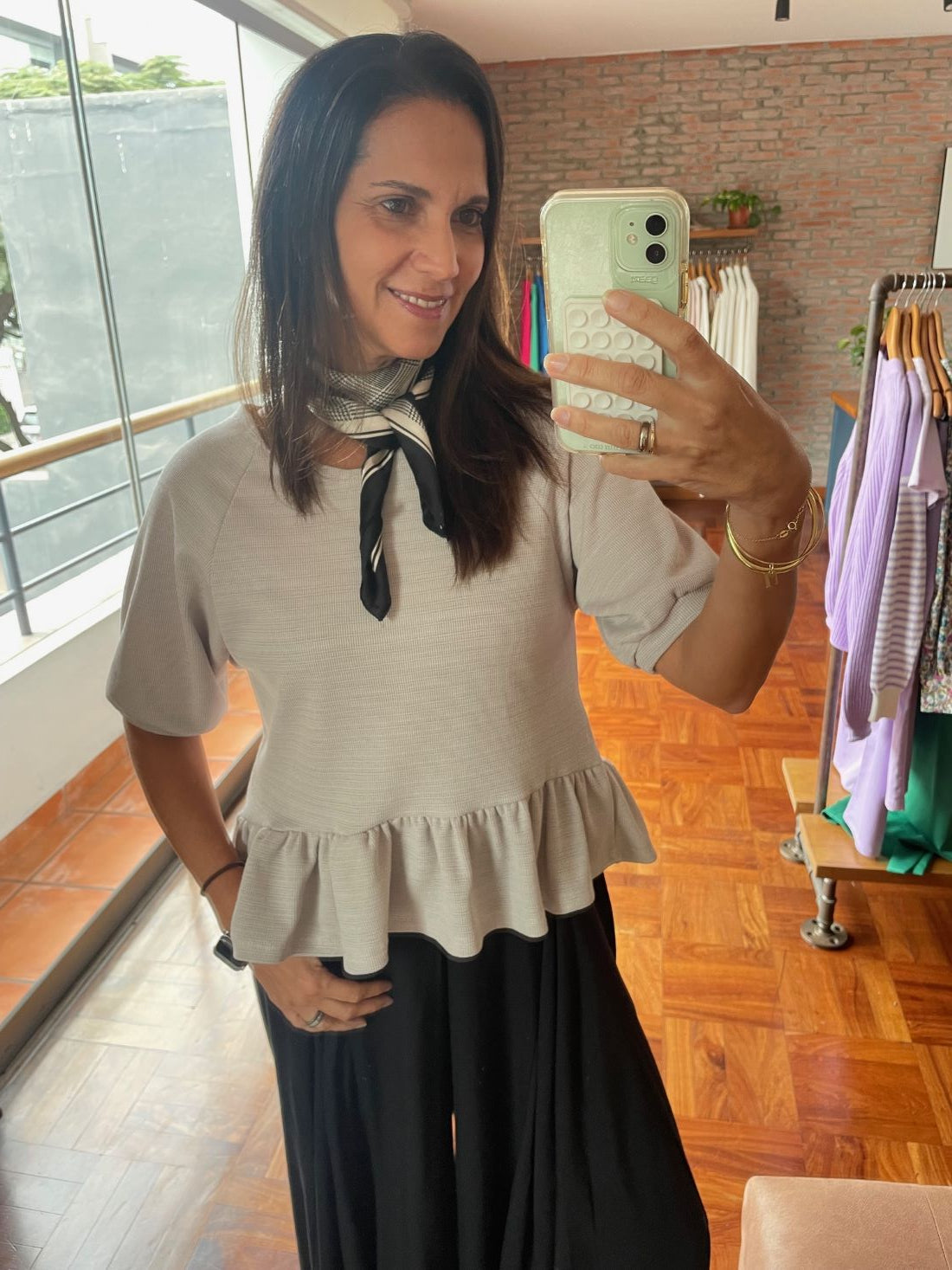 Polo chompera Peplum