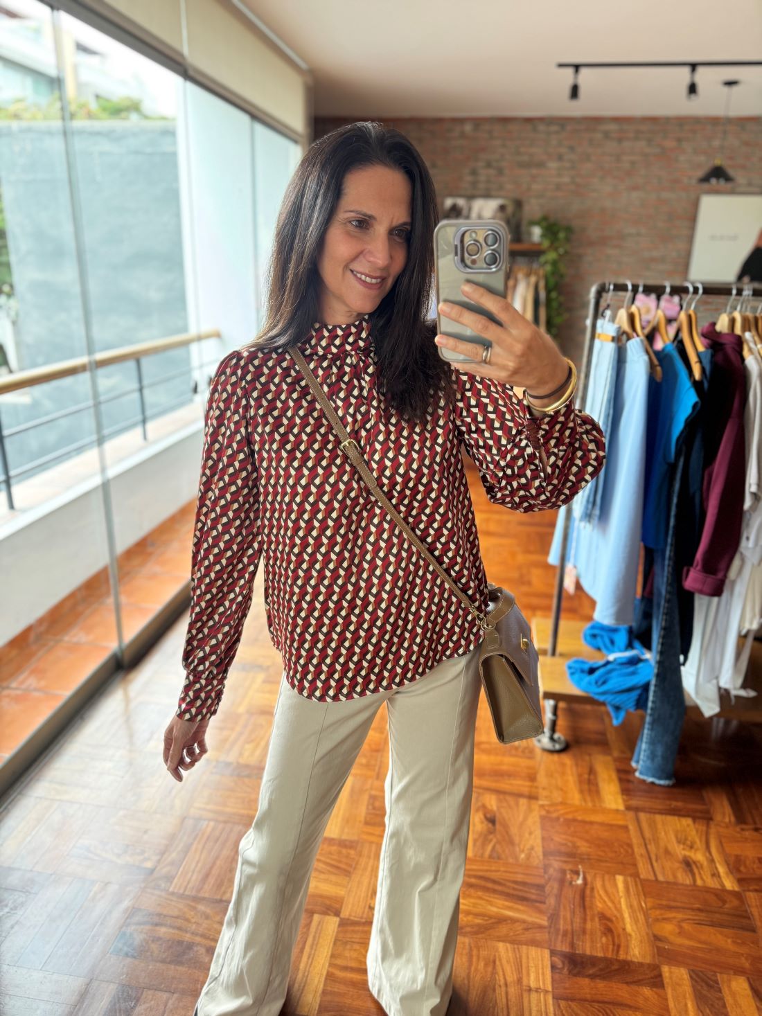 Blusa Prune estampada