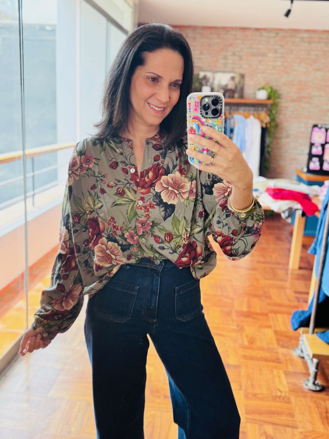 Blusa Flowers