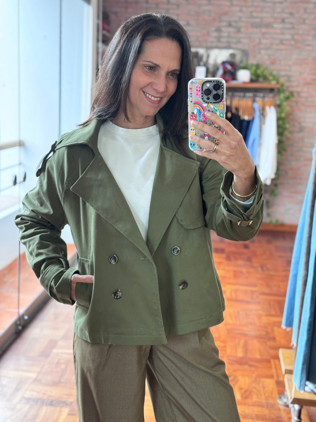 Casaca Drill (Trench coat)