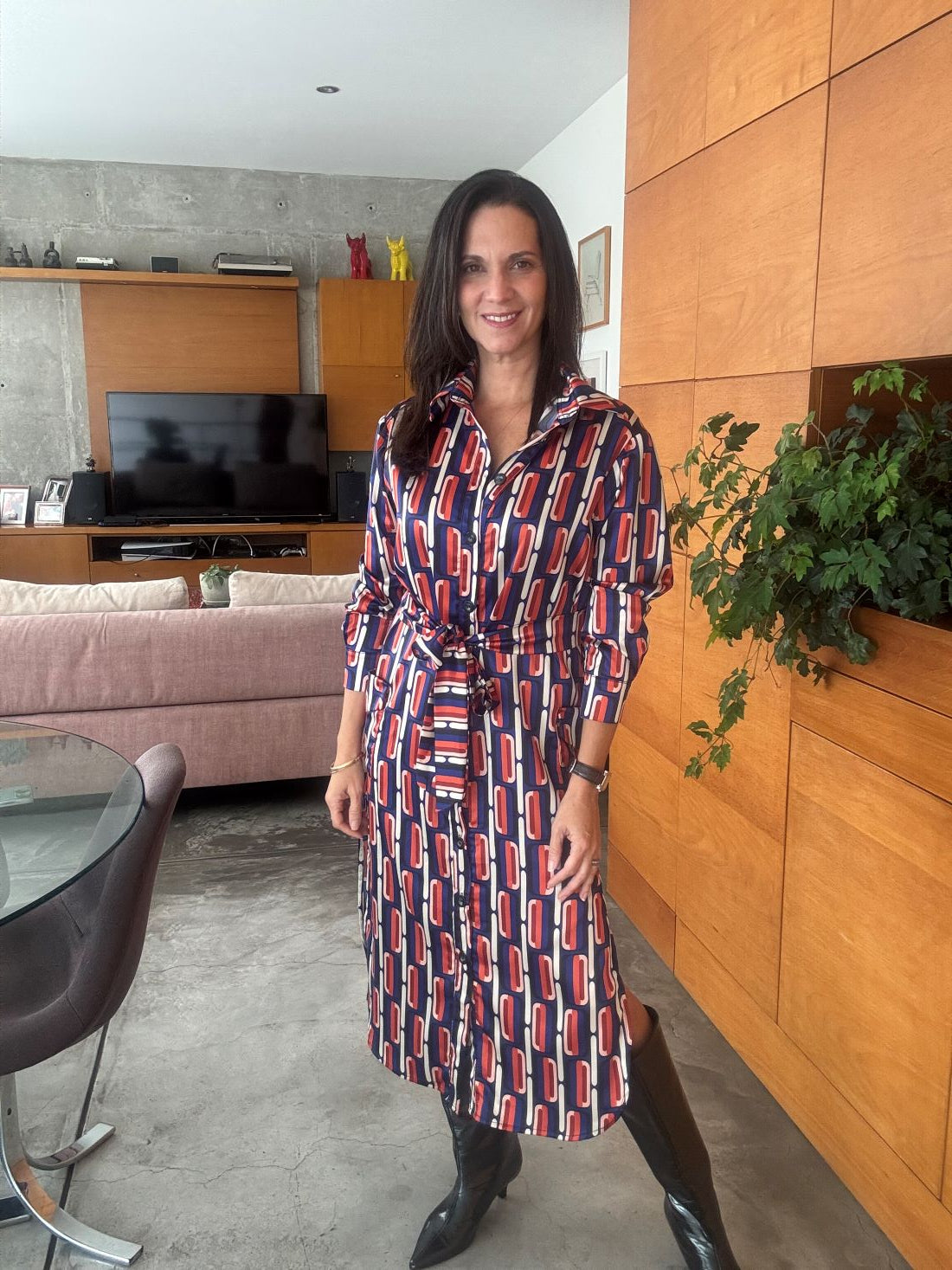 Vestido Dalia satín