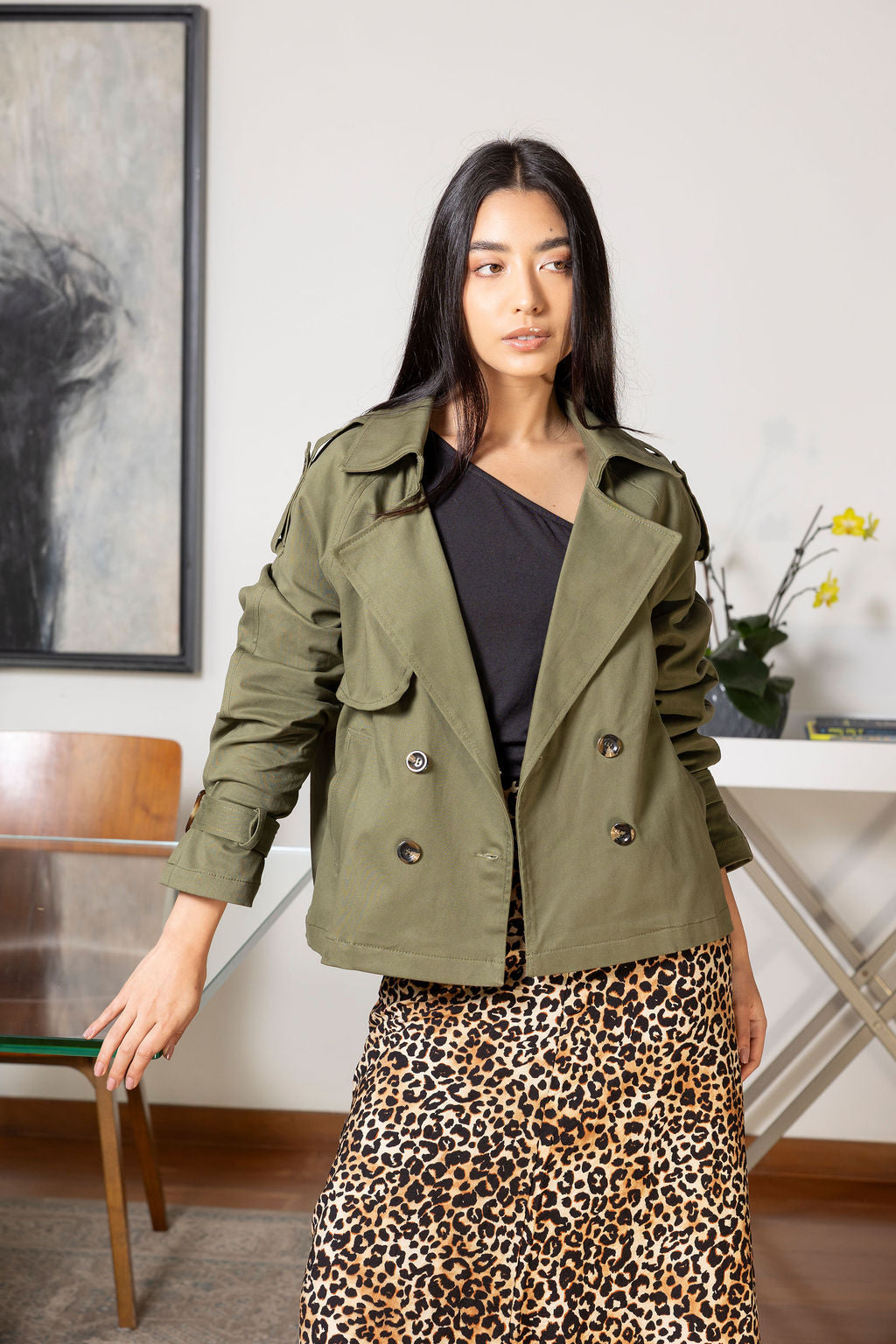 Casaca Drill (Trench coat)