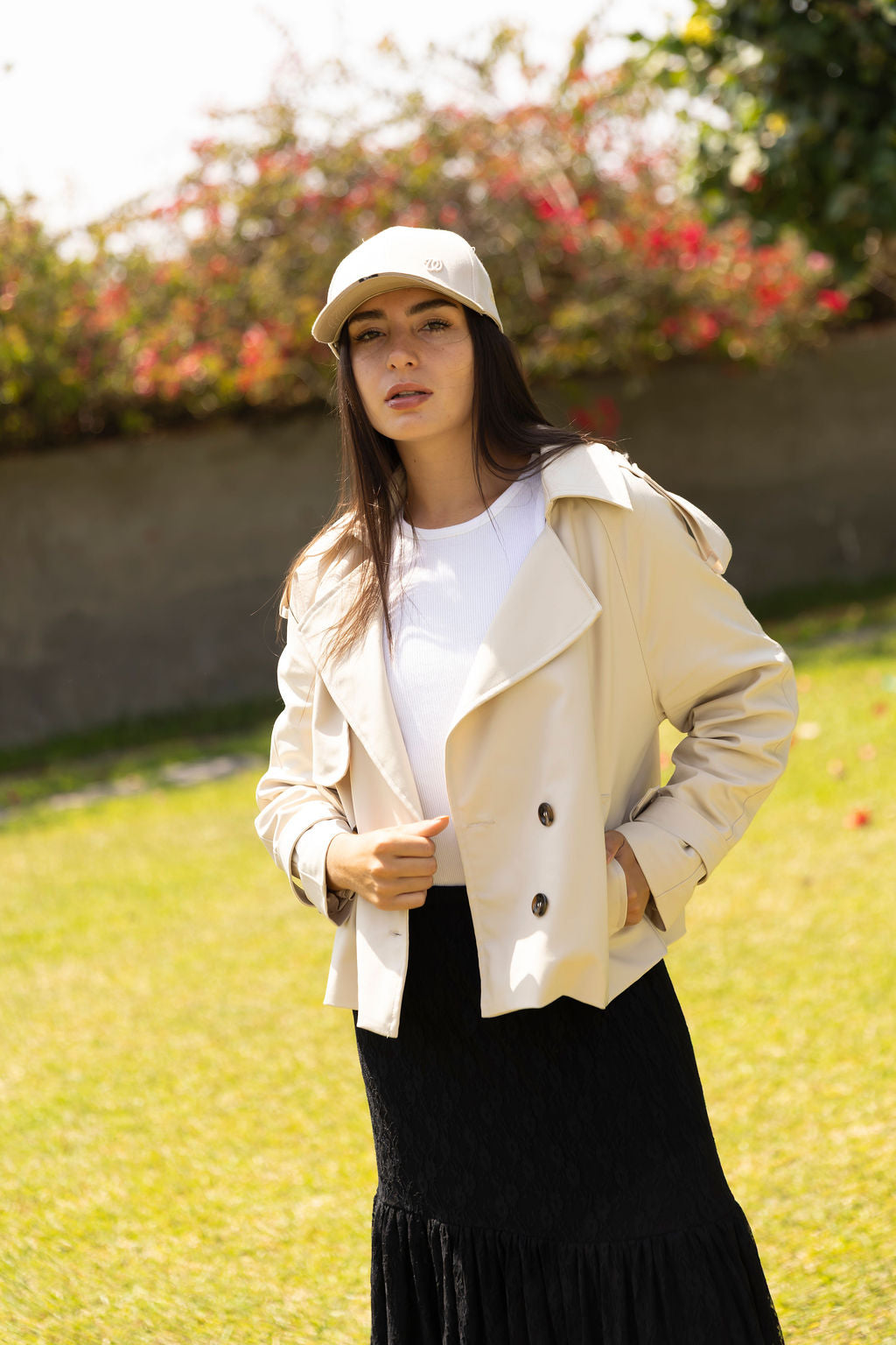 Saco Trench corto