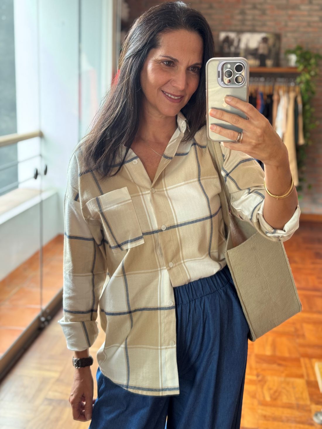 Camisa Ana franela