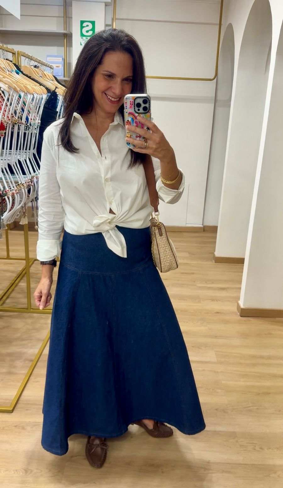 Falda Olivie denim