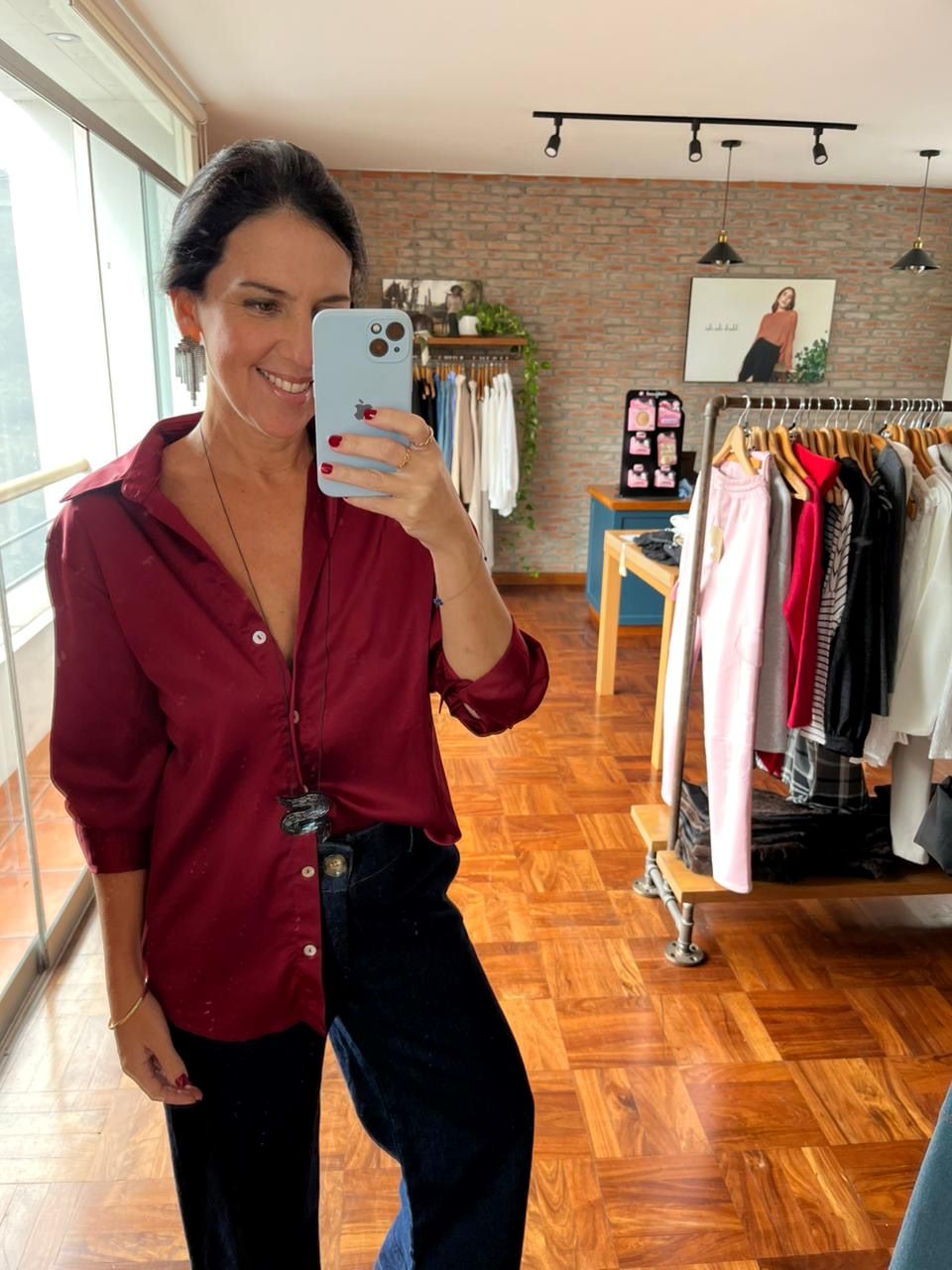 Blusa Basika satín
