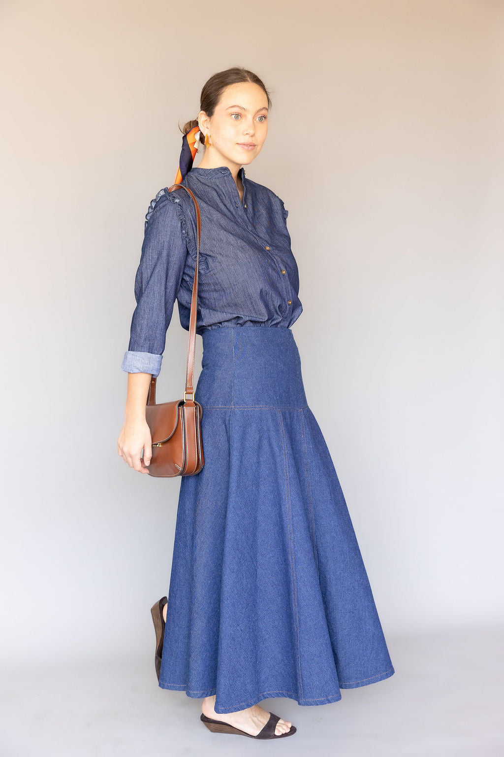 Falda Olivie denim