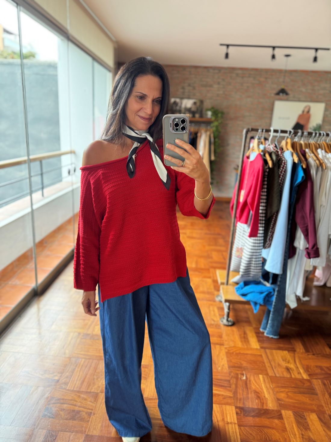 Pantalón Gabriela chambray
