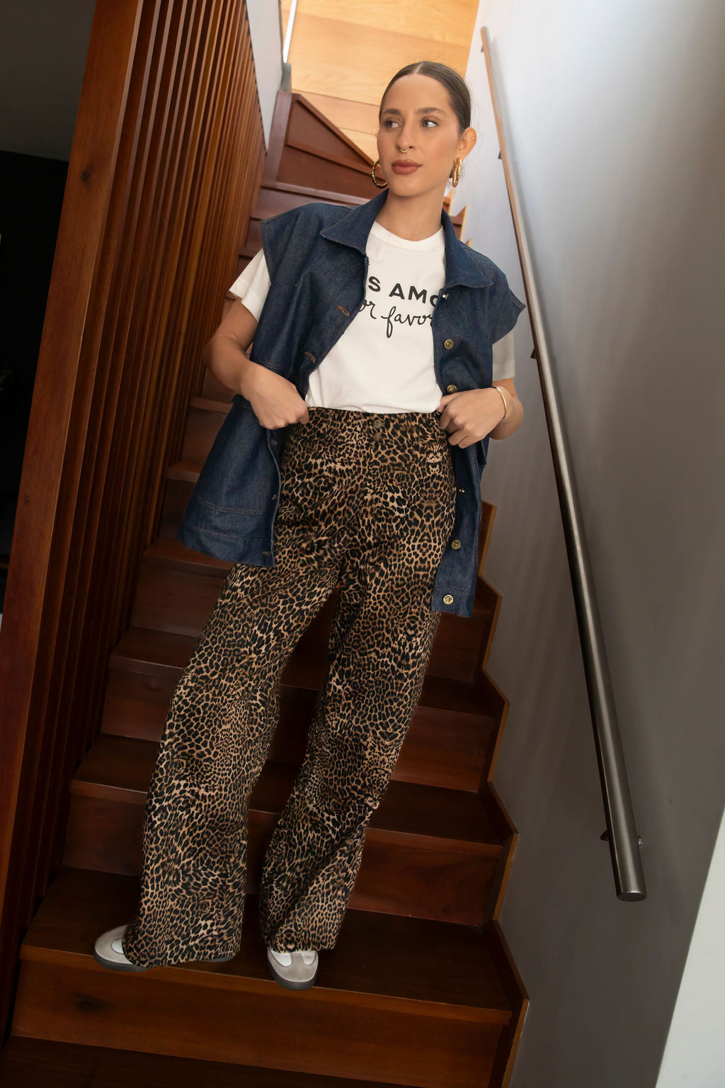 Pantalón Leopard