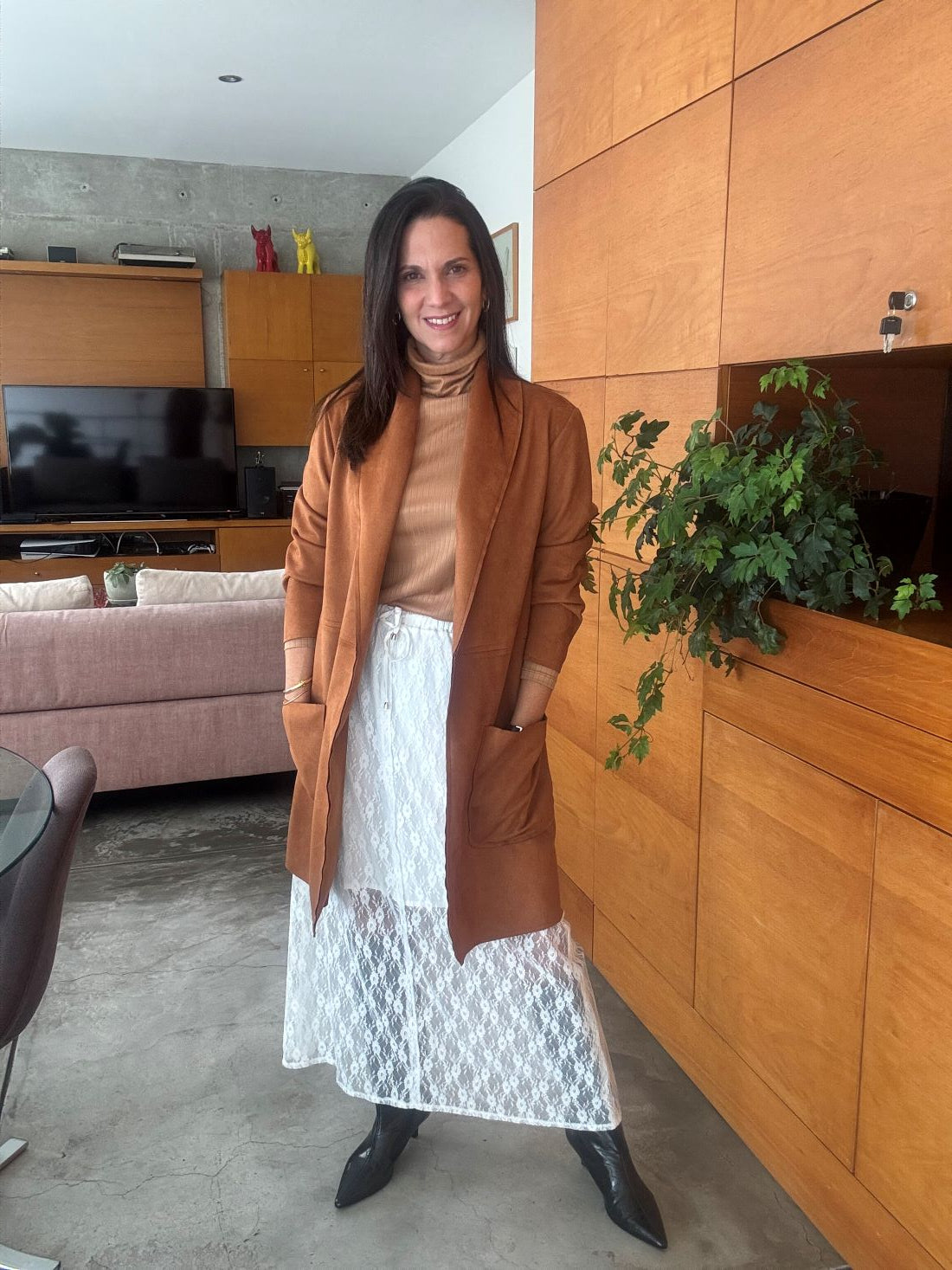 Saco Suede