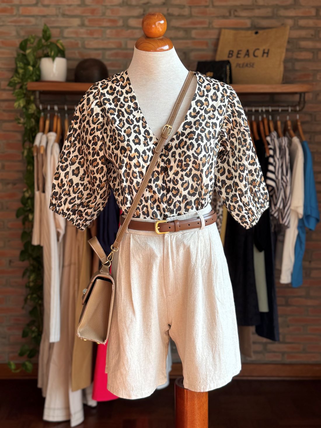 Blusa Toscana Animal Print