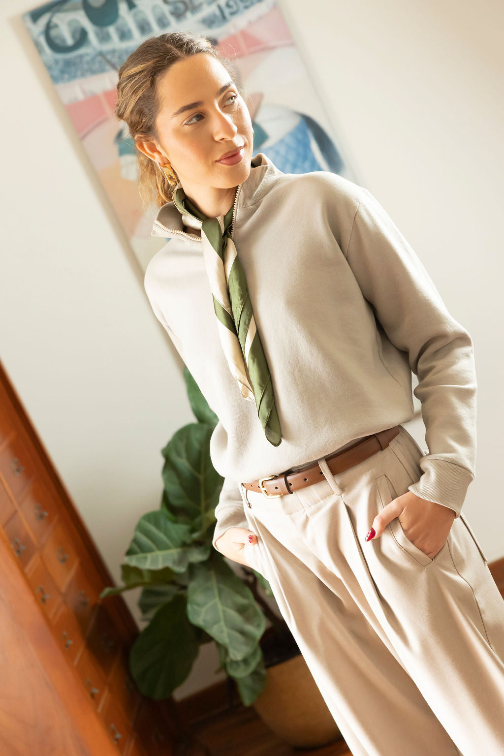 Polera Zipper