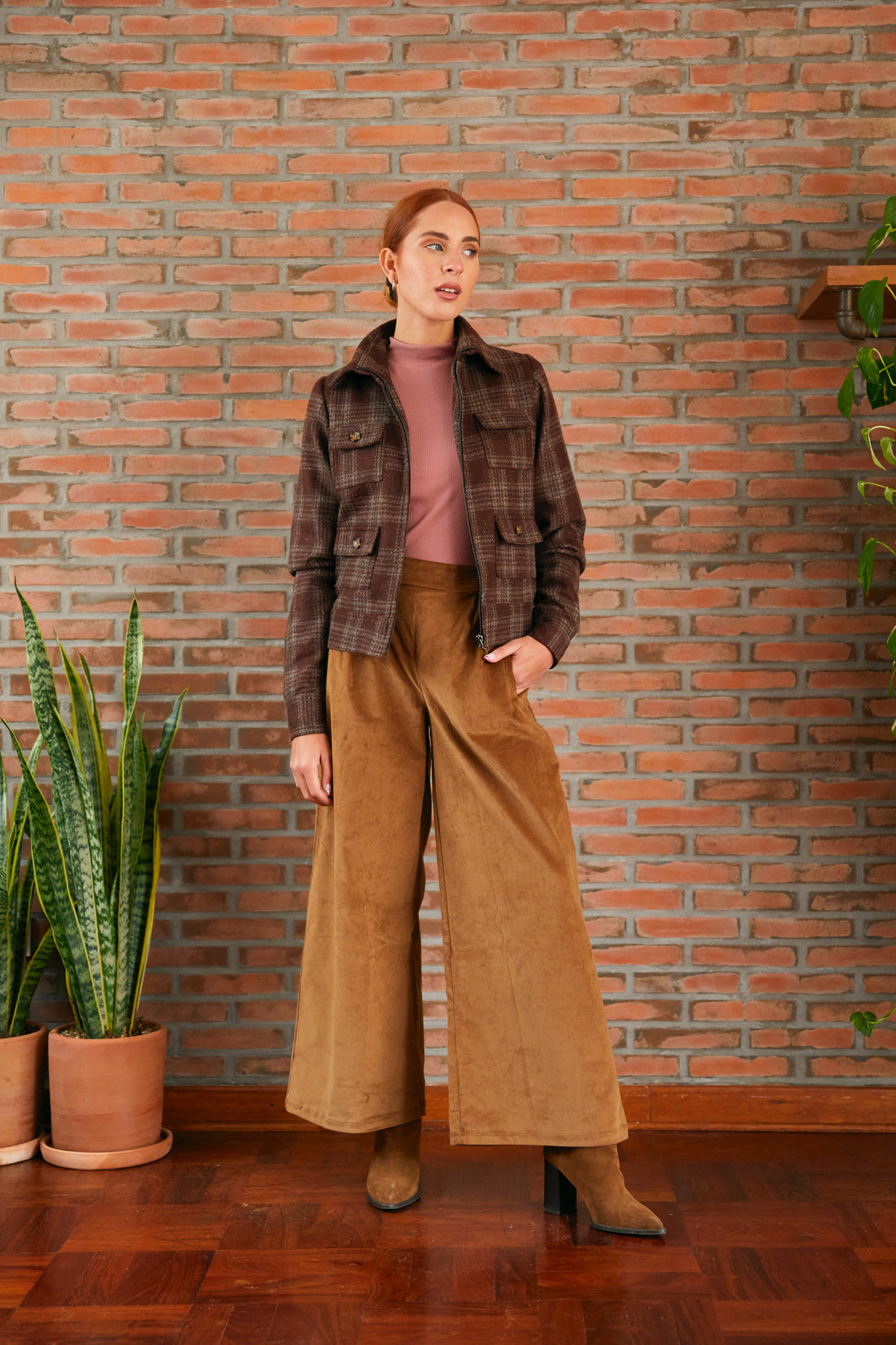 Pantalón Palazzo Corduroy